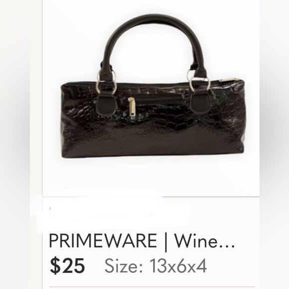 NEW Primewear Insulated Wine Bag / Clutch, Red, New With Tags. Great 4 Christmas - Picture 13 of 16
